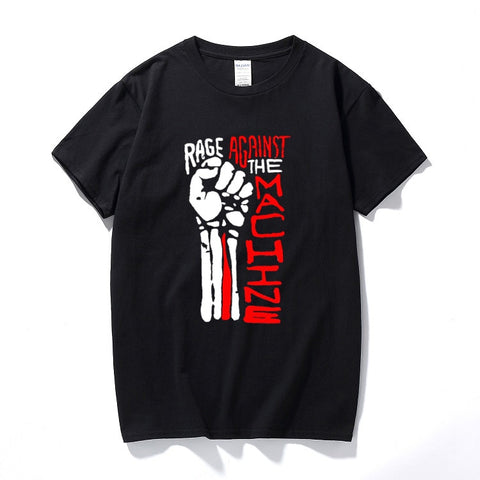 Mens t shirts Fashion 2019 Rage Against The Machine Men T-shirt Cotton Casual Short Sleeve Tshirt Tops Tee Shirt Homme - webtekdev