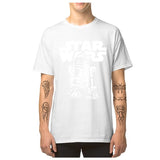 Fashionable Men T-shirt Star Wars Classic R2D2 Tshirt Male 2019 Hot Sale Father Day Crewneck 100% Cotton Short Sleeve Clothing - webtekdev