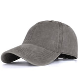 Men's Baseball Cap Outdoor Summer Solid Color Washed Retro Distressed Hat Ladies Hat Park Outdoor Popular Unisex Dad Cap womens - webtekdev