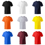 2019 New Solid color T Shirt Mens fashion 100% cotton T-shirts Summer Short sleeve Tee Boy Skate Tshirt Tops Plus size XS-M-XL - webtekdev