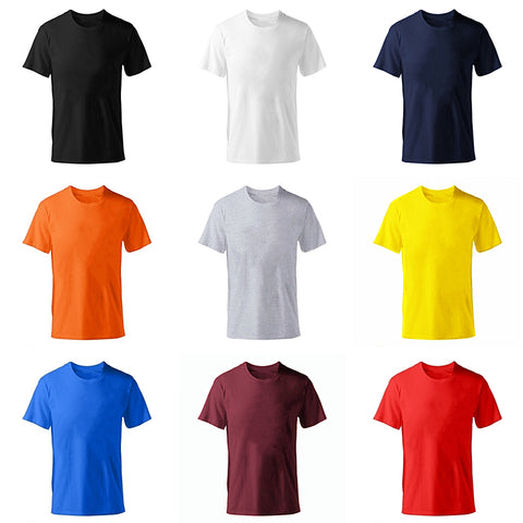 2019 New Solid color T Shirt Mens fashion 100% cotton T-shirts Summer Short sleeve Tee Boy Skate Tshirt Tops Plus size XS-M-XL - webtekdev