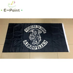Sons of Anarchy California Flag 2ft*3ft (60*90cm) 3ft*5ft (90*150cm) Size Christmas Decorations for Home Flag Banner Gifts - webtekdev