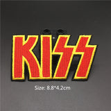 Rock Music Metal Band Patches Iron On For Clothing Punk Embroideried Patch Badges Clothes Stickers DIY Appliques Stripes - webtekdev