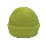 Brimless Hats Hip Hop Beanie Skullcap Street Knitted Hat Women Men Acrylic Unisex Casual Solid Pumpkin Portable Melon Cap - webtekdev