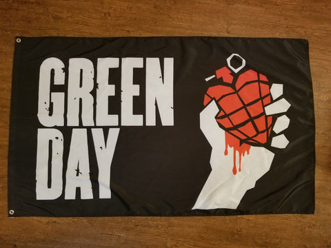 Green Day Band Flag - webtekdev