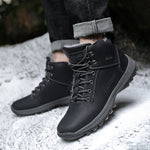 Winter Men Snow Boots Warm Man Warm Boots Designer Luxury Male Combat Shoes Driving Military Ankle Boots Tactical Punk Shoes - webtekdev