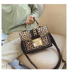 Fashion Leopard Messenger Bags for Women Brand Decoration Ladies Party Handbags Purses Luxury Leather Small Shoulder Hand Bag - webtekdev