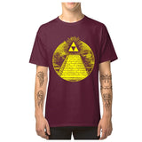 TriForce Of Providence T Shirt Men Legend Of Zelda T-shirt Novelty Illuminati Eye Man TShirt Summer Tee Shirts Drop Shipping - webtekdev