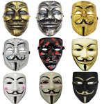 Party cos Masks V for Vendetta adult Mask Anonymous Guy Fawkes  Halloween Masks Adult Accessory Party Cosplay - webtekdev