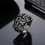 Vintage Men Ring Jewelry for Women Gothic Punk Skull Jewelry Rings Male Anniversary Gifts for Men Hip Hop - webtekdev