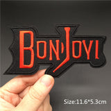 Rock Music Metal Band Patches Iron On For Clothing Punk Embroideried Patch Badges Clothes Stickers DIY Appliques Stripes - webtekdev