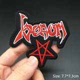 Rock Music Metal Band Patches Iron On For Clothing Punk Embroideried Patch Badges Clothes Stickers DIY Appliques Stripes - webtekdev