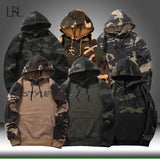 Men Hoodies Sweatshirt Spring Autumn Military Camouflage Hooded Sportswear Mens Casual Cargo Winter Jacket Women Pullover Coat - webtekdev