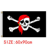 Pirate Flag 60x90cm Calico Flag Skull Flag Polyester Banner Flags And Banners Home Decor Fade Resistant Jolly Roger Flag Decor - webtekdev