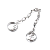 Reto Punk Cool Hip Pop Multi-layer Adjustable Chain Four Fingers Open Silver Alloy Women Rotate Rings for Women Party Gift Jewel - webtekdev