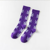 Moda Socmark Funny Socks Men Comfortable High Quality Cotton Happy Hemp Leaf Maple Casual Long Weed Crew Sock Dress Harajuku - webtekdev
