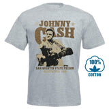 Custom T Shirts Men'S Crew Neck Short Sleeve Best Friend Johnny Cash Shirts - webtekdev