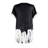 ISTider MISERABLE Skull T-Shirt Unisex Couple Shirt Black White Punk Style Summer Tops Plus Size Halloween T Shirt Women/Men - webtekdev