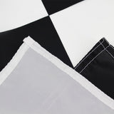 Flaglink 3x5fts 90x150cm black white square car racing checkered Flag (90 x 150cm) - webtekdev