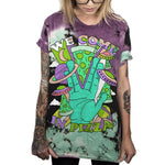 ISTider 2019 Summer New Novelty Punk Style T Shirt Women/Men 3D Printed UFO Alien Suck It Hip Hop T-Shirts Teen Boy/Girls Tops - webtekdev