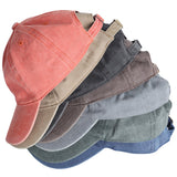 Men's Baseball Cap Outdoor Summer Solid Color Washed Retro Distressed Hat Ladies Hat Park Outdoor Popular Unisex Dad Cap womens - webtekdev