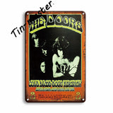 ACDC oasis Bowie Velvet Rock N Roll Metal Tin Sign VIntage Lennon DOORS Metal Poster Sign Retro Man Cave Pub Home Wall Decor - webtekdev