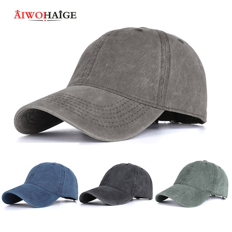 Men's Baseball Cap Outdoor Summer Solid Color Washed Retro Distressed Hat Ladies Hat Park Outdoor Popular Unisex Dad Cap womens - webtekdev