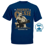 Custom T Shirts Men'S Crew Neck Short Sleeve Best Friend Johnny Cash Shirts - webtekdev