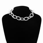 Gothic Chunky chain Choker Necklace 2020 Punk rock Statement Necklace Women goth Jewelry Vintage collier femme fashion jewelry - webtekdev
