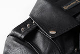 2019 New Women Autumn Winter Faux Soft Leather Jackets Coats Lady Black PU Rivet Zipper Epaulet 3D print Motorcycle Streetwear - webtekdev