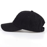 100% Cotton hub Baseball Cap Dad Hat Unisex Anime Cap Snapback Embroidery men Women Summer Hats Spoof caps (Black) - webtekdev