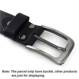 1pcs  Men Belt Buckle 35mm Metal Pin Buckle Fashion Jeans Waistband Buckles For 33mm-34cm Belt DIY Leather Craft Accessories - webtekdev