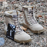 2020 Men Boots Desert Military Tactical Boots Outdoor Waterproof Hiking Shoes Men Sneakers Non-slip Sports Combat Boots - webtekdev