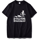 Human Evolution T shirt Funny Personality UFO Alien Tops Short Sleeve Cotton Camiseta Cartoon Humor Tshirt EU Size - webtekdev