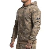 Mens camouflage Hoodies Fashion Casual male gyms fitness Bodybuilding cotton Sweatshirt sportswear Brand top coat - webtekdev