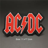 Rock Music Metal Band Patches Iron On For Clothing Punk Embroideried Patch Badges Clothes Stickers DIY Appliques Stripes - webtekdev
