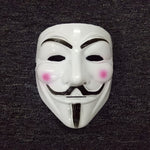 Party cos Masks V for Vendetta adult Mask Anonymous Guy Fawkes  Halloween Masks Adult Accessory Party Cosplay - webtekdev