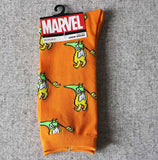 Marvel Comics Hero General Mens Socks cartoon Iron Man Captain America Knee-High Warm Stitching pattern Antiskid Casual Sock - webtekdev