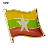 Red-black Star Lapel Pin  Badge Enamel Pin badge brooch Lapel pin Jeans shirt Cool Jewelry Gift XY0496 (XY0496) - webtekdev