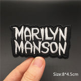 Rock Music Metal Band Patches Iron On For Clothing Punk Embroideried Patch Badges Clothes Stickers DIY Appliques Stripes - webtekdev