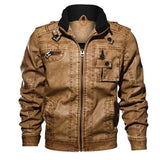 Mens Leather Jackets High Quality Classic Motorcycle Jacket Male Plus faux leather jacket men 2019 spring Drop shipping - webtekdev
