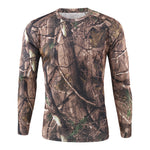 Men's Quick Dry Tactical Camouflage T-shirt Breathable Casual O-Neck Long Sleeve Shirt Combat Camo Army T Shirts Military Tops - webtekdev