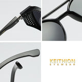 KEITHION Sunglasses Man Brand Designer 2019 Male Plastic Punk Goggles Mens Sunglases Festival Shades UV400 - webtekdev
