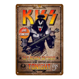 Retro Country Music Festival Poster Rock & Roll Metal Signs Vintage Bar Pub Club Man Cave Iron Plaque Wall Decor YI-126 - webtekdev