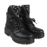 2020 Autumn Women Ankle Boots Leather Platform Motorcycle Ladies - webtekdev