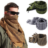 Fashion Mens Lightweight Square Outdoor Shawl Military Arab Tactical Desert Army Shemagh KeffIyeh Arafat Scarf Fashion - webtekdev