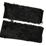 Punk Black Broken Slit Gothic Unisex Glove Fingerless Cuff Ninja Sport Hole Mitten 2020 Cool Women Men Hollow Out Rock Gloves (Black) - webtekdev