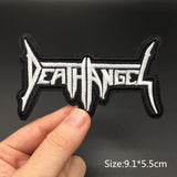 Rock Music Metal Band Patches Iron On For Clothing Punk Embroideried Patch Badges Clothes Stickers DIY Appliques Stripes - webtekdev