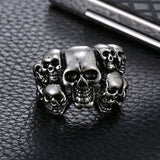 Vintage Men Ring Jewelry for Women Gothic Punk Skull Jewelry Rings Male Anniversary Gifts for Men Hip Hop - webtekdev