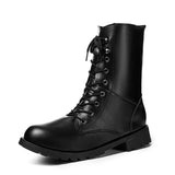 New Arrival Combat Military Boots Women's Motorcycle Gothic Punk Combat lovers Boots Female Shoes 2019 - webtekdev